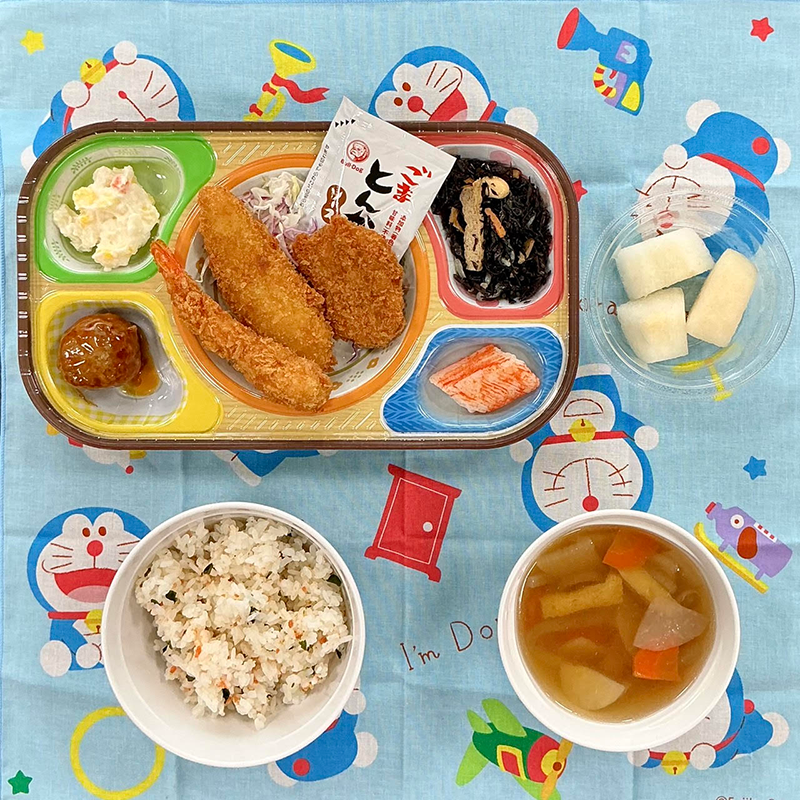 給食の大幅改善