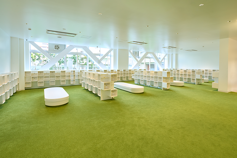 シューズロッカーエリア